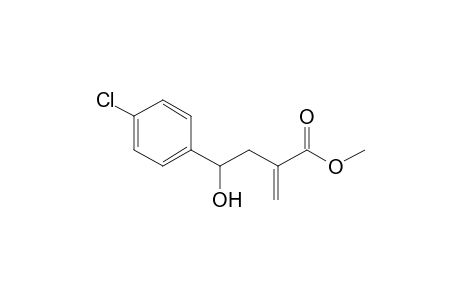 Methyl 4-hydroxy-2-methylidene-4-(4'-chlorophenyl)butanoate