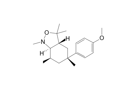 rac-(3aR,5R,7R,7aR)-5-(4-methoxyphenyl)-1,3,3,5,7-pentamethyloctahydrobenzo[c]isoxazole