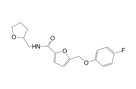 5-[(4-fluorophenoxy)methyl]-N-(tetrahydro-2-furanylmethyl)-2-furamide
