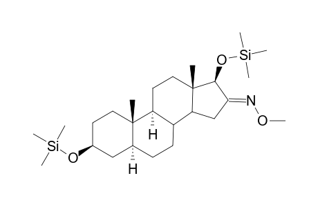 3.beta.,17.beta.-dihydroxy-5.alpha.-androstan-16-one MO TMS