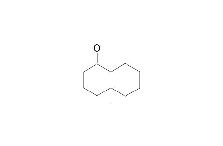 1(2H)-Naphthalenone, octahydro-4a-methyl-, trans-