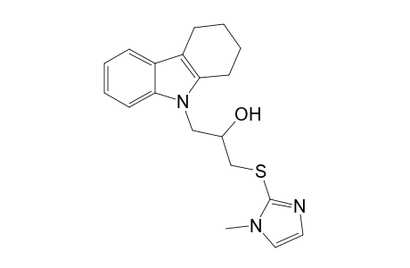 1H-Carbazole-9-ethanol, 2,3,4,9-tetrahydro-.alpha.-[[(1-methyl-1H-imidazol-2-yl)thio]methyl]-