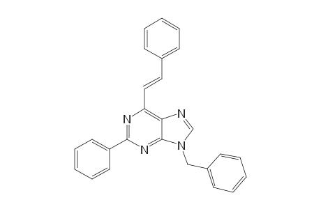 2-Phenyl-6-[(E)-2-phenylethenyl]-9-(phenylmethyl)purine
