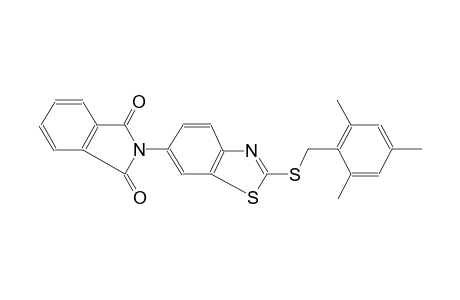 1H-isoindole-1,3(2H)-dione, 2-[2-[[(2,4,6-trimethylphenyl)methyl]thio]-6-benzothiazolyl]-