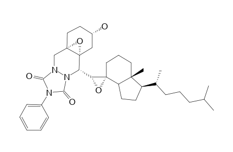 (5R,10S-6S-7R,8R)-4-N-PHENYL-TRIAZOLINE-3,5-DIONE-ADDUKT-OF-VITAMIN-D3-BISOXIRANE