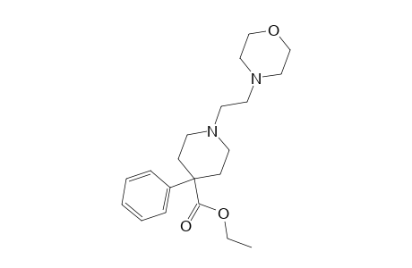 4-Piperidinecarboxylic acid, 1-[2-(4-morpholinyl)ethyl]-4-phenyl-, ethyl ester