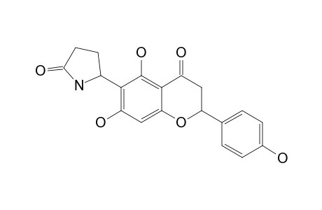 DRACOCEPHINS-A;5,7,4'-TRIHYDROXY-6-(2-OXOPYRROLIDIN-5-YL)-FLAVANONE