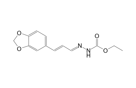 ethyl (2E)-2-[(2E)-3-(1,3-benzodioxol-5-yl)-2-propenylidene]hydrazinecarboxylate
