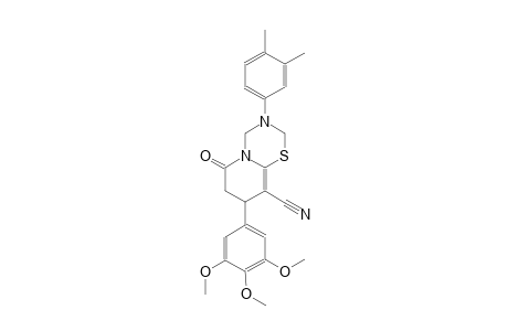 2H,6H-pyrido[2,1-b][1,3,5]thiadiazine-9-carbonitrile, 3-(3,4-dimethylphenyl)-3,4,7,8-tetrahydro-6-oxo-8-(3,4,5-trimethoxyphenyl)-