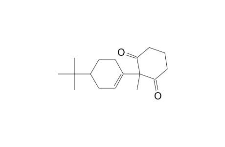 2-(4-tert-butyl-1-cyclohexenyl)-2-methylcyclohexane-1,3-dione
