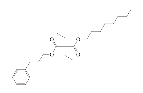 Diethylmalonic acid, octyl 3-phenylpropyl ester