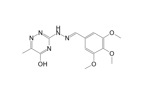 3,4,5-trimethoxybenzaldehyde (5-hydroxy-6-methyl-1,2,4-triazin-3-yl)hydrazone