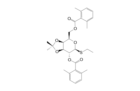 ETHYL-2,6-DI-O-(2,6-DIMETHYLBENZOYL)-3,4-O-ISOPROPYLIDENE-1-THIO-BETA-D-GALACTOPYRANOSIDE