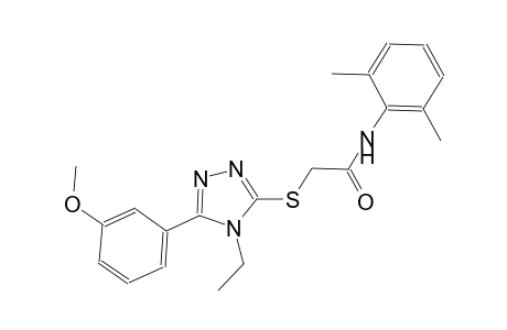 N-(2,6-dimethylphenyl)-2-{[4-ethyl-5-(3-methoxyphenyl)-4H-1,2,4-triazol-3-yl]sulfanyl}acetamide