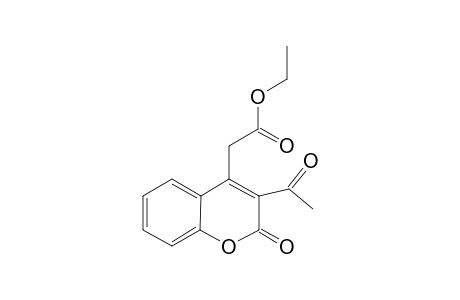 Ethyl 3-acetyl-2-oxo-2H-1-benzopyren-4-yl-acetate