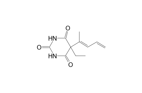5-Ethyl-5-[(1E)-1-methyl-1,3-butadienyl]-2,4,6(1H,3H,5H)-pyrimidinetrione