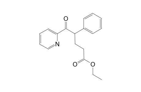 Ethyl 5-oxo-4-phenyl-5-(2'-pyridyl) pentanoate
