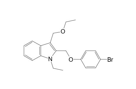 2-[(p-bromophenoxy)methyl]-3-(ethoxymethyl)-1-ethylindole