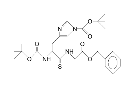 T-Butoxycarbonyl-histidyl(T-butoxycarbonyl)-T-glycine benzyl ester