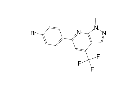 1H-pyrazolo[3,4-b]pyridine, 6-(4-bromophenyl)-1-methyl-4-(trifluoromethyl)-