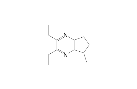 Diethyl-2,3-methyl-5-dihydro-6,7-5H-cyclopenta[b]pyrazine