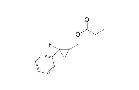 (2-fluoro-2-phenylcyclopropyl)methyl propionate