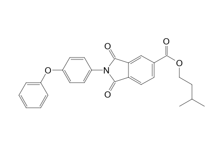 1,3-Diketo-2-(4-phenoxyphenyl)isoindoline-5-carboxylic acid isoamyl ester