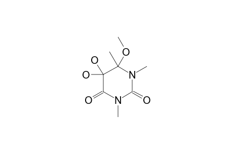 5,5-DIHYDROXY-6-METHOXY-1,3,6-TRIMETHYL-5,6-DIHYDROPYRIMIDINE-2,4-(1H,3H)-DIONE
