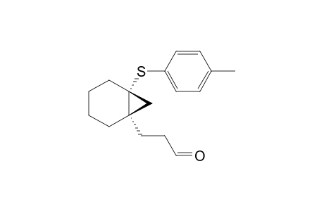 (+)-3-[(1S,6R)-6-(p-Tolylthio)bicyclo[4.1.0]heptyl]propanal
