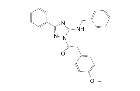 1H-1,2,4-triazol-5-amine, 1-[(4-methoxyphenyl)acetyl]-3-phenyl-N-(phenylmethyl)-