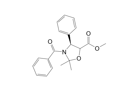 METHYL-(4S,5R)-3-BENZOYL-2,2-DIMETHYL-4-PHENYL-1,3-OXAZOLIDINE-5-CARBOXYLATE