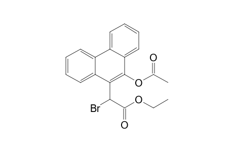 2-(10-acetoxy-9-phenanthryl)-2-bromo-acetic acid ethyl ester