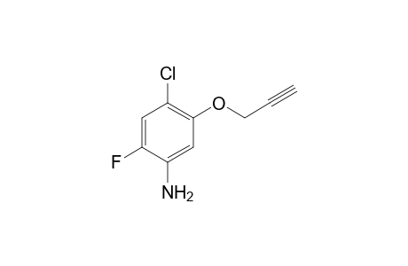 Benzenamine, 4-chloro-2-fluoro-5-(2-propynyloxy)-