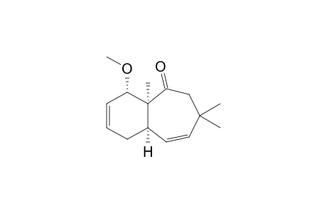 5H-Benzocyclohepten-5-one, 1,4,4a,6,7,9a-hexahydro-4-methoxy-4a,7,7-trimethyl-, (4.alpha.,4a.alpha.,9a.alpha.)-(.+-.)-
