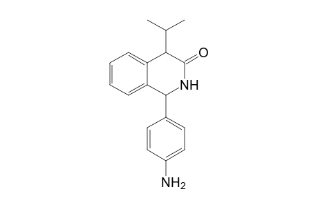 1-(p-aminophenyl)-1,4-dihydro-4-isopropyl-3(2H)-isoquinolone
