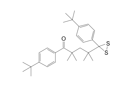 3-(4-t-Butylphenyl)-3-[1,1,3,3-tetramethyl-4-(4-t-butylphenyl)-4-oxobutyl]dithiirane