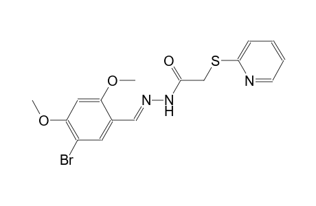 N'-[(E)-(5-bromo-2,4-dimethoxyphenyl)methylidene]-2-(2-pyridinylsulfanyl)acetohydrazide