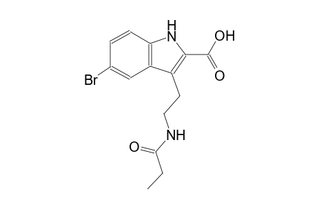5-bromo-3-[2-(propionylamino)ethyl]-1H-indole-2-carboxylic acid