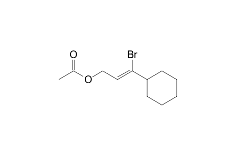 1-Cyclohexyl-2-acetoxymethylvinylbromide