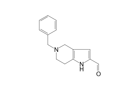 Pyrrolo[3,2-c]pyridine-2-carboxaldehyde, 4,5,6,7-tetrahydro-5-benzyl-