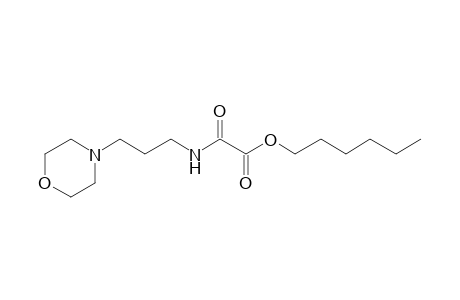 Oxalic acid, monoamide, N-(3-(N-morpholinyl)propyl)-, hexyl ester