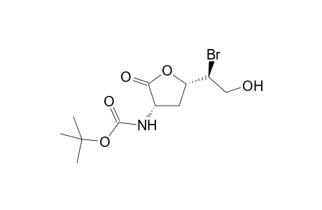 N-[(3S,5S)-5-[(1S)-1-bromo-2-hydroxy-ethyl]-2-keto-tetrahydrofuran-3-yl]carbamic acid tert-butyl ester