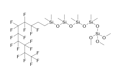 9-(3,3,4,4,5,5,6,6,7,7,8,8,9,9,10,10,10-heptadecafluorodecyl)-3,3,5,5,7,7,9,9-octamethyl-1,1,1-trimethoxypentasiloxane