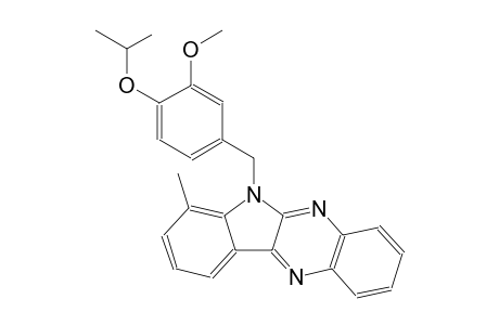 6-(4-isopropoxy-3-methoxybenzyl)-7-methyl-6H-indolo[2,3-b]quinoxaline