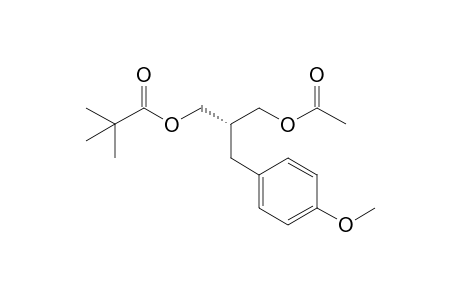 (S)-3-Acetoxy-2-(p-methoxybenzyl)propyl pivaloate