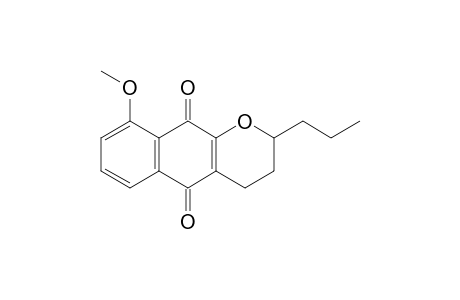 9-methoxy-2-propyl-3,4-dihydro-2H-benzo[g]chromene-5,10-quinone