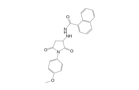 N'-[1-(4-methoxyphenyl)-2,5-dioxo-3-pyrrolidinyl]-1-naphthohydrazide