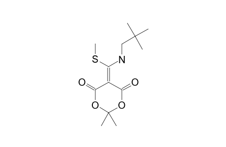 5-[((2,2-DIMETHYLPROPYL)-AMINO)-(METHYLTHIO)-METHYLENE]-2,2-DIMETHYL-1,3-DIOXANE-4,6-DIONE