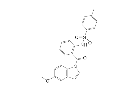 N-(2-(5-methoxy-1H-indole-1-carbonyl)phenyl)-4-methylbenzenesulfonamide