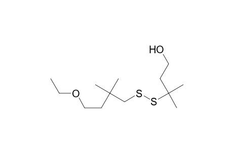 3,3,7,7-tetramethyl-10-oxa-4,5-dithiadodecan-1-ol